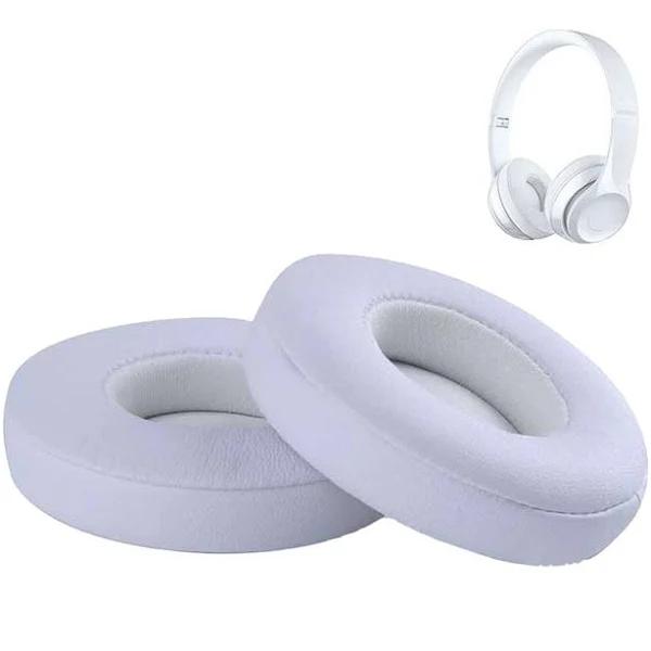 Pair of Replacement Ear Pads For Beats Solo 2 Solo 3 Wireless Headphone Earpads White