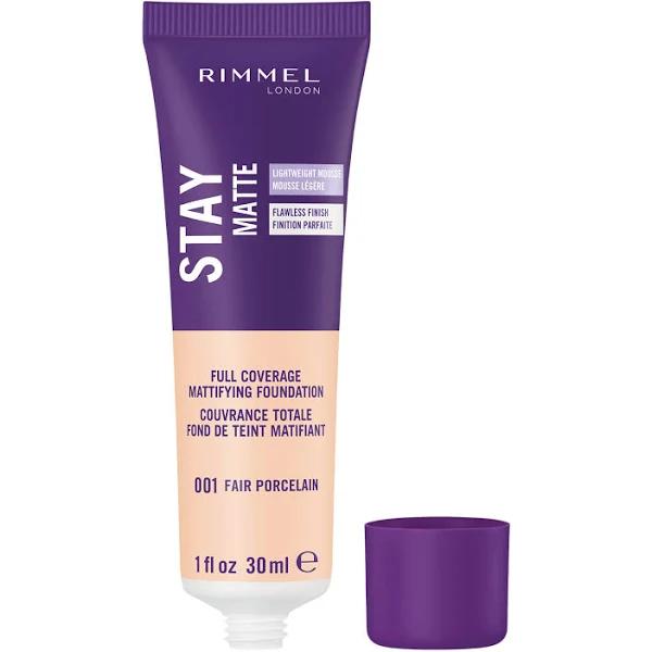 Rimmel Stay Matte Foundation Fair Porcelain 1 Fl Oz 1 Count