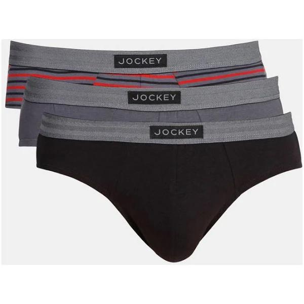 Jockey Everyday Comfort Classic Briefs Blue 3 Pack Assorted XXL