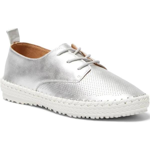 Active Flex Ripley Sneakers in Silver Leather Silver 40