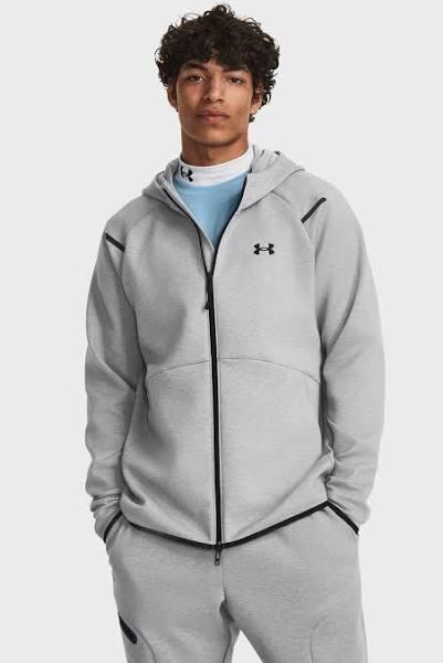 Under Armour Men's Unstoppable Fleece Full-Zip Gray XXL