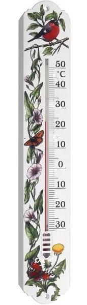 TFA Indoor/ Outdoor Thermometer with Robin and Butterfly Design