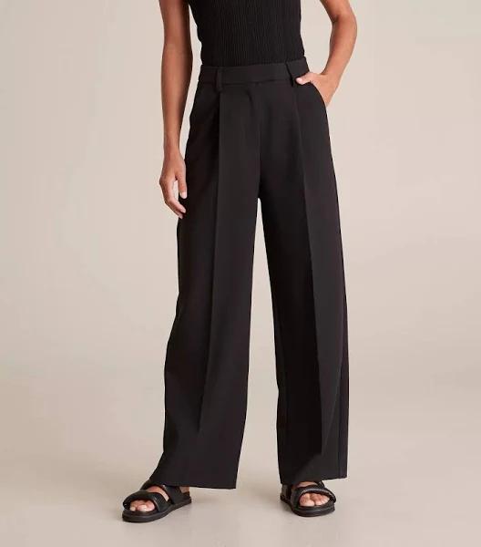 Preview Wide Leg Pants | Black | Size 6