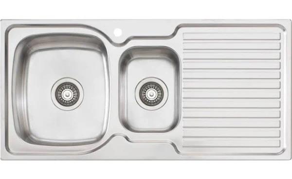 Oliveri Endeavour 1 & 1/2 Bowl Sink with Drainer