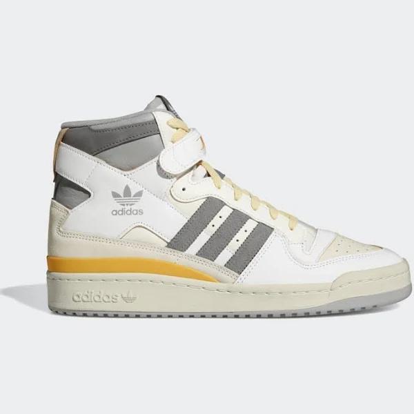 Adidas Forum 84 High 'White Grey Yellow' Sneakers | Men's Size 9.5