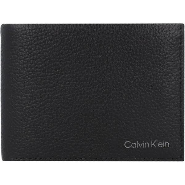 Calvin Klein Warmth Trifold 10cc w/ Coin Black