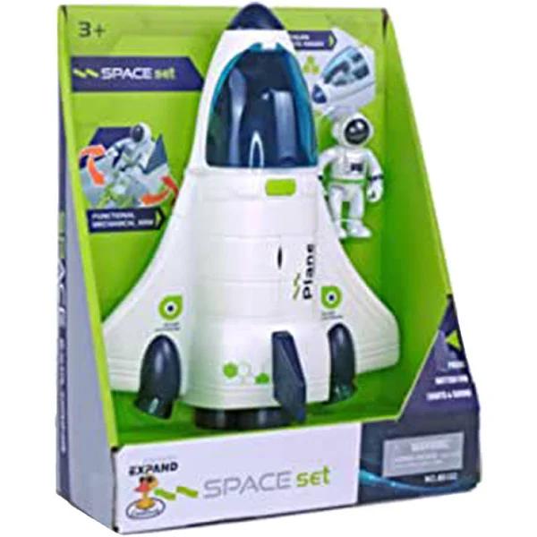 Space Shuttle Set with Astronaut and Lights & Sounds - 24cm