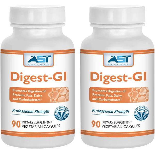 Ast Enzymes Digest-GI Digestive Enzyme - Digestion and Bloating Relief for Women and Men - 90 Vegetarian Capsules