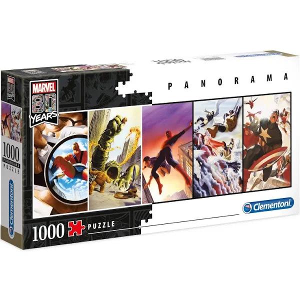 Clementoni Puzzle Marvel 80th Anniversary Panorama Puzzle 1000 Pieces