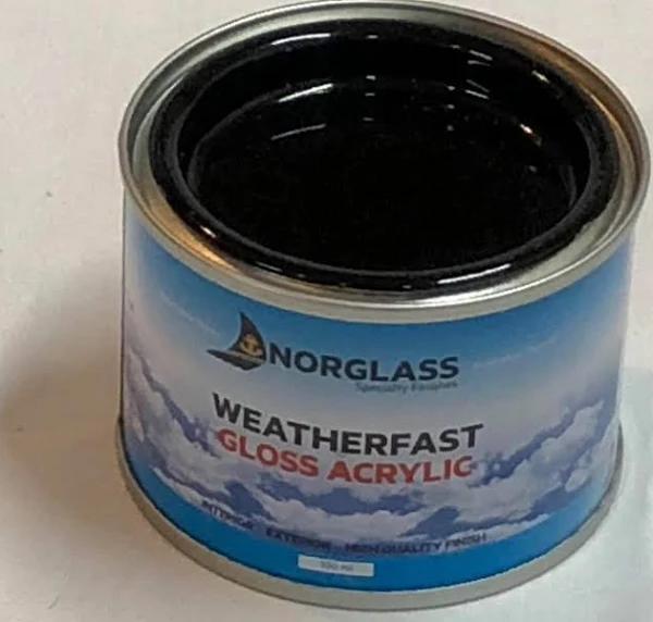 Weatherfast Gloss Acrylic Black / 100ml