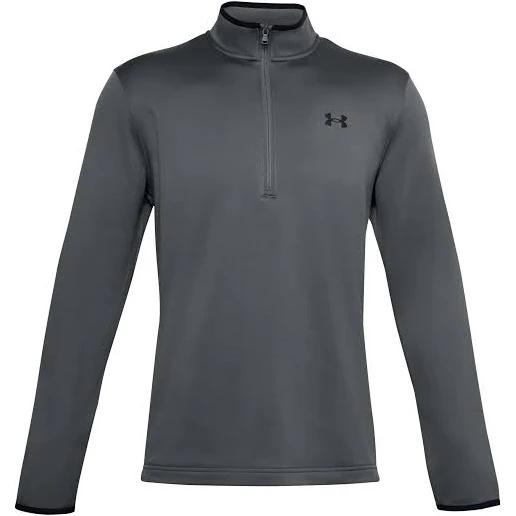 Under Armour Armour Fleece 1/2 Zip Top - Mens - Pitch Grey/Black