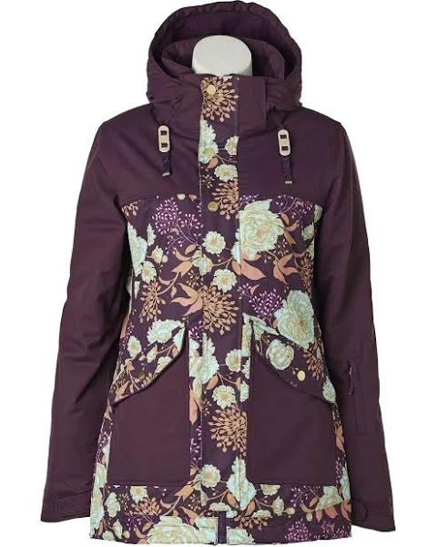 Rojo Aster Jacket - Enid Floral Blackberry Wine / S