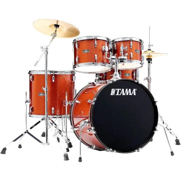 Tama ST52H5C Scp Stagestar 5 Pce Drum Kit Cymbals Stool Scorched Copper Sparkle