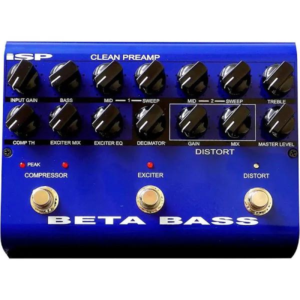 ISP Technologies Beta Bass Preamplifier Preamp Pedal