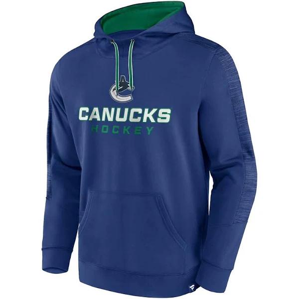 Fanatics NHL Fleece Hoody - Iconic Vancouver Canucks Royal 3XL