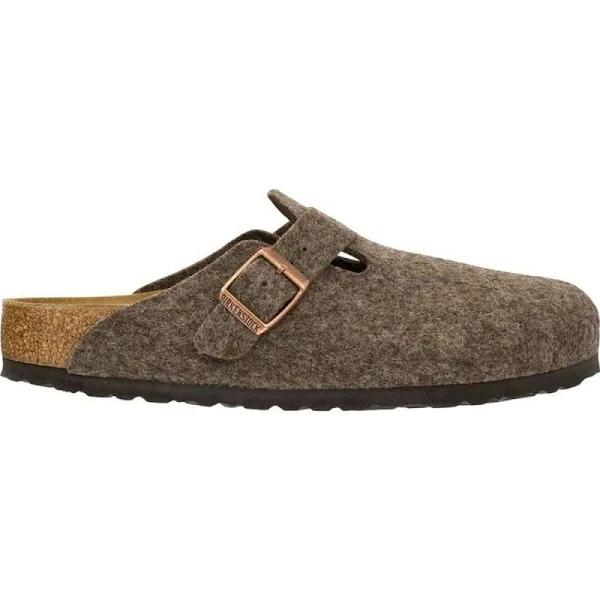 Birkenstock Unisex Boston Wool Regular Fit Clogs Cacao (EU42)