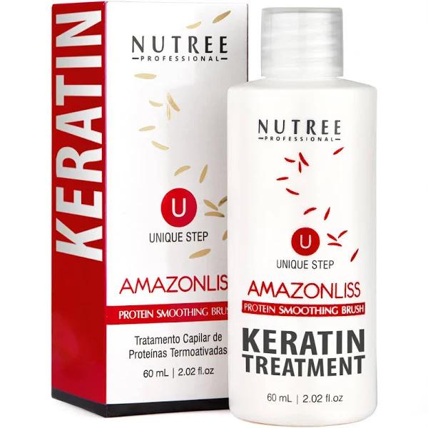 Brazilian Keratin Hair Treatment One Step Amazonliss Protein Hair Treatment Formaldehyde Free Hair Strengthening Alisado Brasileño Keratina Brasileña