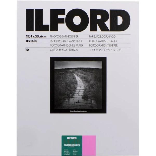 Ilford Multigrade Fb Classic Paper (Glossy, 11 x 14", 10 Sheets)