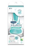 Schick, Intuition, Sensitive Care, Organic Aloe, 1 Razor, 2 Cartridges