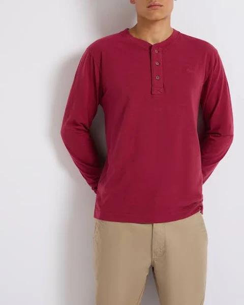 Marcs Men Justin Henley Top in Red, Size S