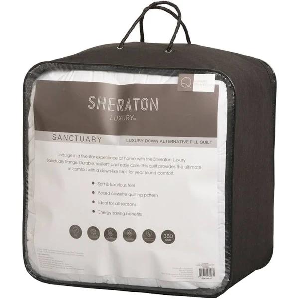 Sheraton Luxury Microfibre 350GSM Quilt - King