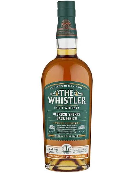 The Whistler Oloroso Sherry Cask Finish Irish Whiskey 700ml Bottle