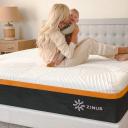 Zinus Deluxe Hybrid Pocket Spring Memory Foam Mattress - Single