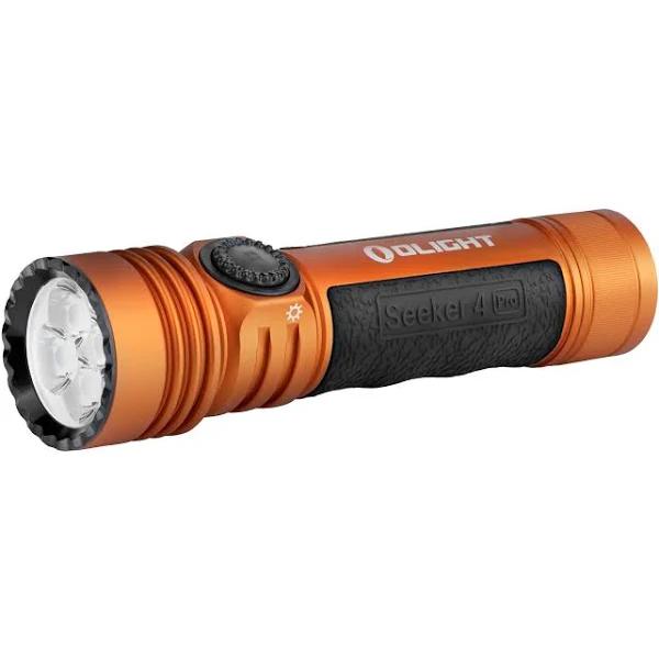 Olight Seeker 4 Pro Led Flashlight Orange 46000 Lumens