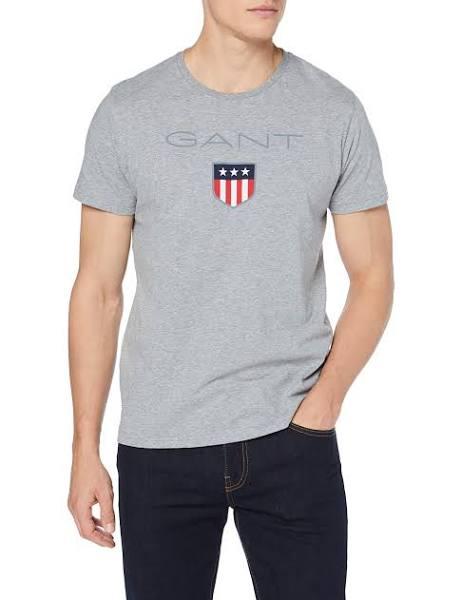 Gant Shield T-Shirt - Grey Melange