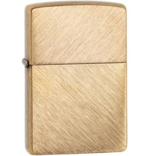 Zippo Herringbone Sweep Brass Lighter