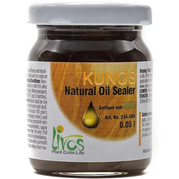 Livos KUNOS Natural Oil Sealer - Antique Oak - 50ml