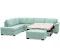 Rumpus - Fabric Corner Suite Left-Hand Facing Chaise with Sofa Bed by Amart Furniture