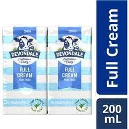 Devondale Full Cream Long Life Milk 6 Pack