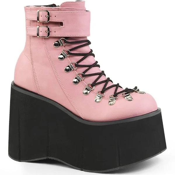 Demonia KERA-21 Baby Pink Vegan Leather Size 6