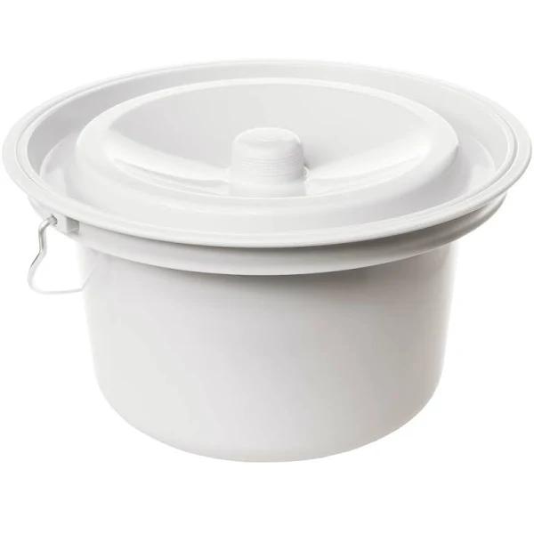 Rebotec Commode Pail Bucket, Grey - AfterPay & zipPay Available