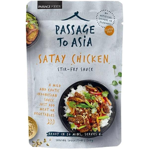 Passage to Asia Satay Chicken Stir Fry Sauce 200g