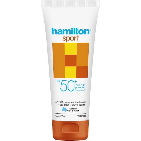 Hamilton Sport SPF 50+ Sunscreen 200g