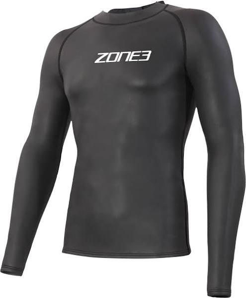 Zone3 Neoprene Long Sleeve Under Wetsuit Baselayer - S Black/White