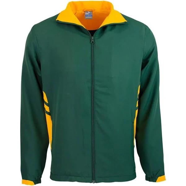 Aussie Pacific - Mens Tasman Track Top - Bottle/Gold - XL