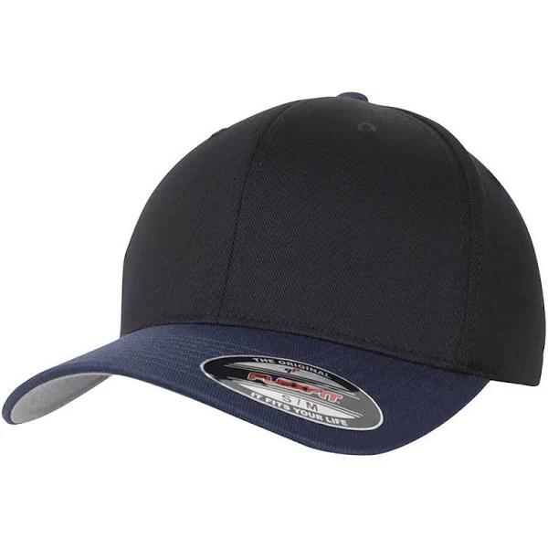 Flexfit Unisex Adult Two Tone Cap Black/Navy S/M