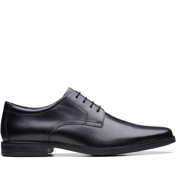 Clarks Howard Walk | Black Leather | Mens Lace Up Shoes UK 10.5