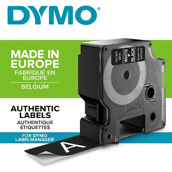 Dymo D1 Label Casette 24 mm x 7 M Black