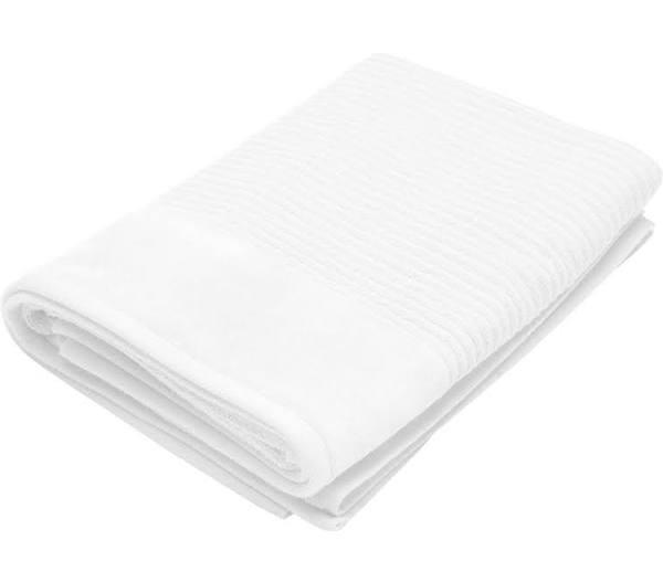 Jenny Mclean Royal Excellency 600GSM Bath Sheet 2-Ply Sheared Border (Snow White)