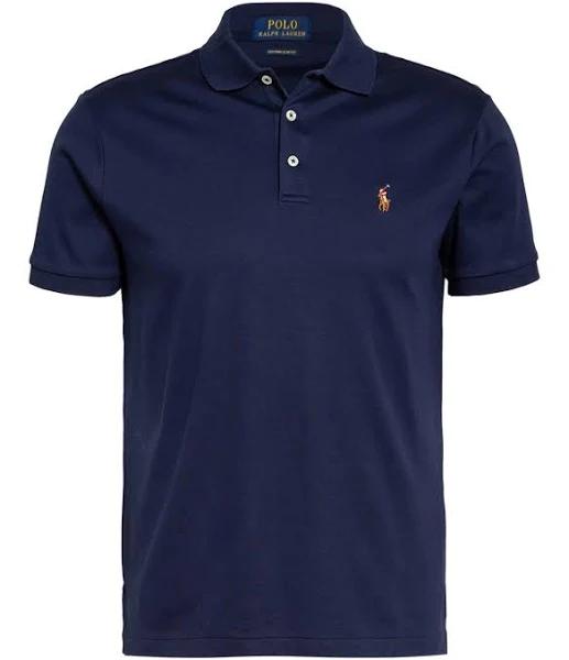 Polo Ralph Lauren Men's Custom Slim Fit Polo Shirt - Navy - M