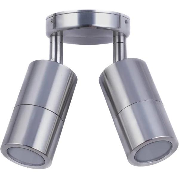 Pillar Light Double Adjustable GU10 Titanium IP65