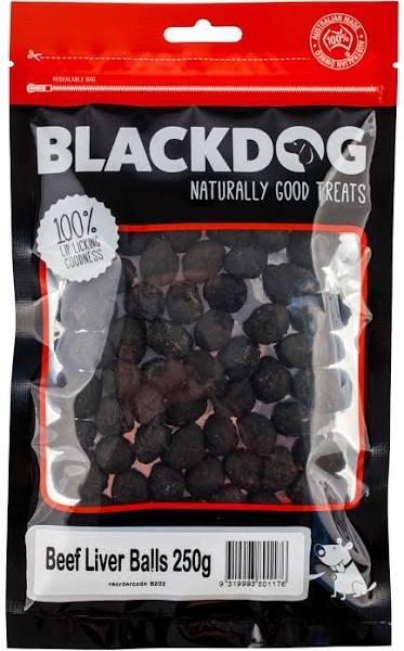 Blackdog Beef Liver Balls Dog Treats - 250g