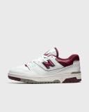 New Balance Men's 550 WHITE/NB Burgundy - Size 14