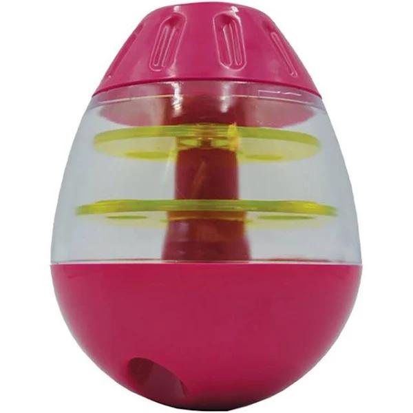 Scream Tip & Roll Treat Dispenser, Loud Pink & Green