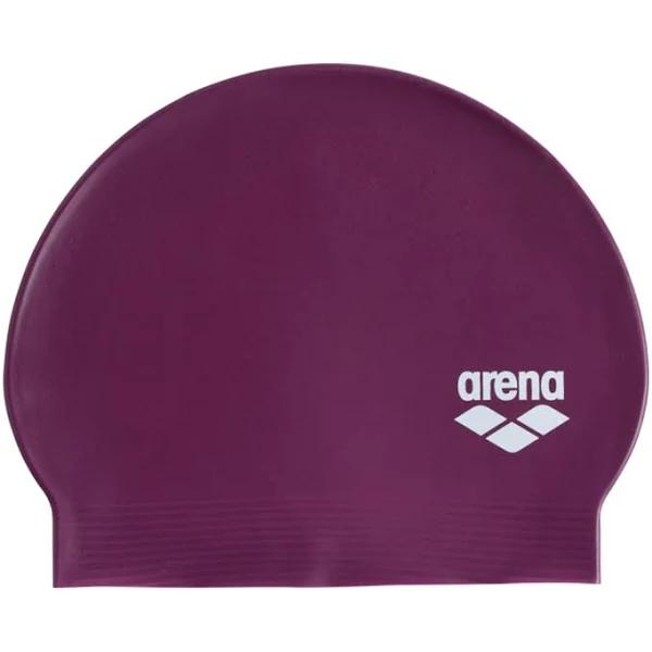 Arena Solid Latex Swim Cap - Dark Raspberry - Swimoutlet.com