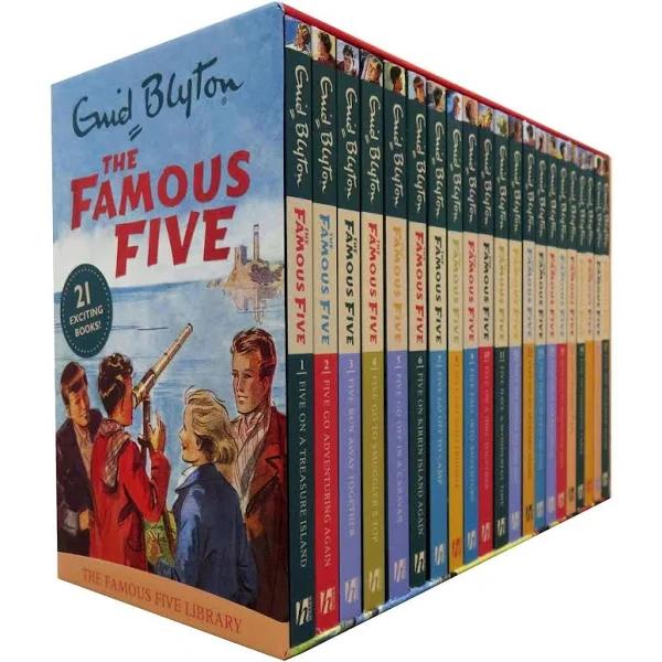 Famous Five Books 1-21 Pack